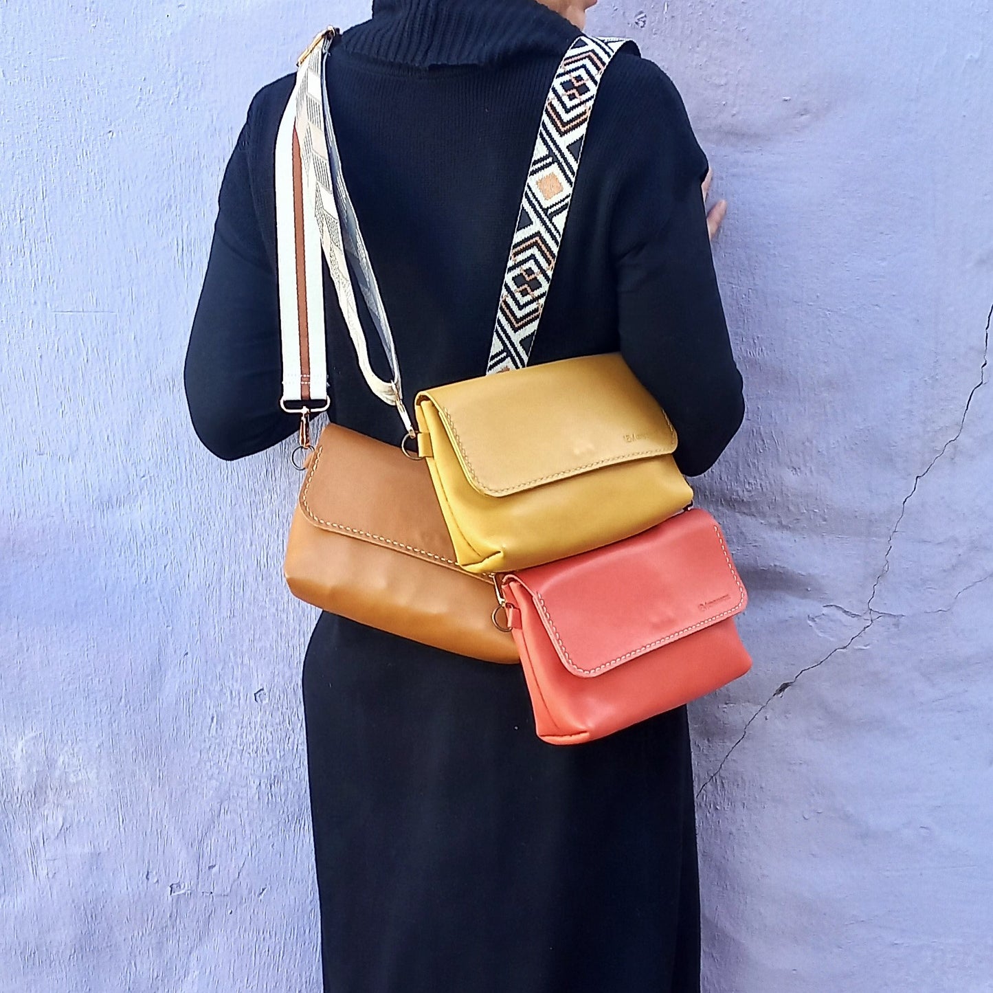 The Cross-Body Satchel - Mustard