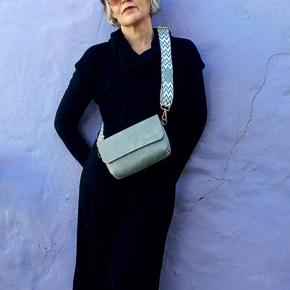 The Cross-Body Satchel - Grey