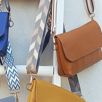 The Cross-Body Satchel - Caramel