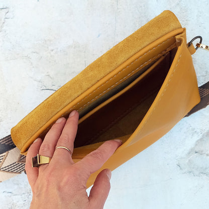 The Cross-Body Satchel - Mustard