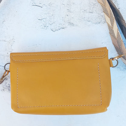 The Cross-Body Satchel - Mustard