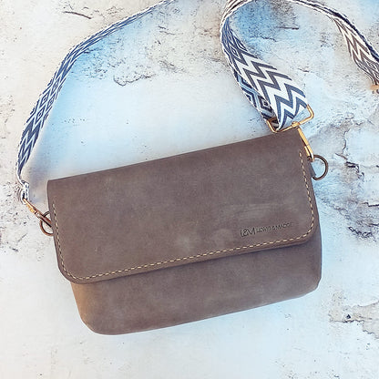 The Cross-Body Satchel - Grey