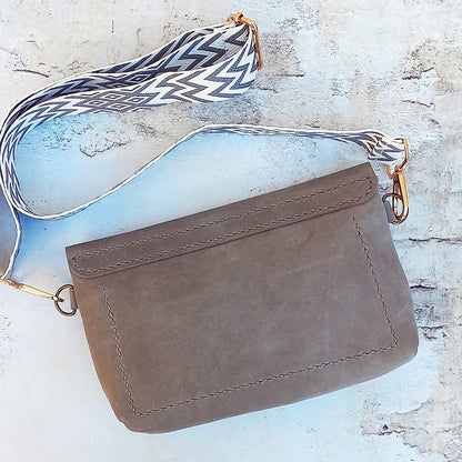 The Cross-Body Satchel - Grey