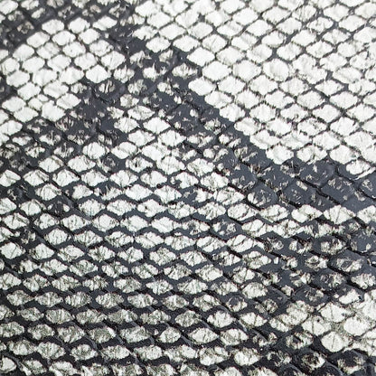 The Classic Sling Bag - Black and Snakeskin print