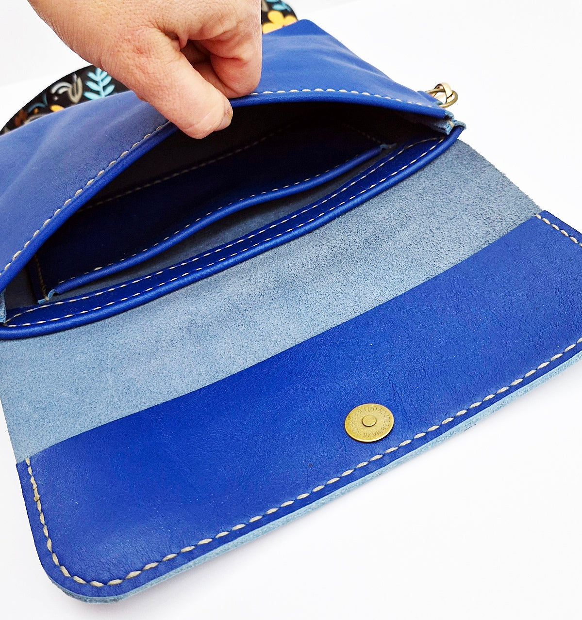 The Cross-Body Satchel - Cobalt Blue