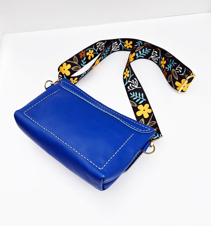 The Cross-Body Satchel - Cobalt Blue