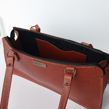 The Milla bag - Ruby Bovine