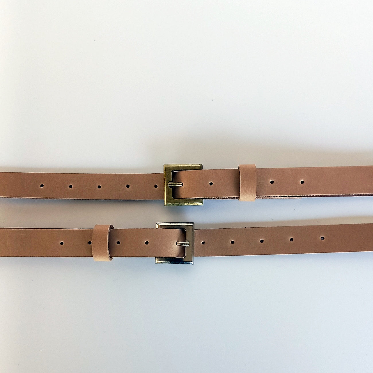 Natural Veg tan Bag Strap/Sling with Hooks