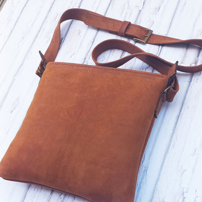 The Cross-Over Satchel - Rust
