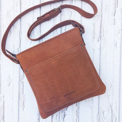The Cross-Over Satchel - Rust
