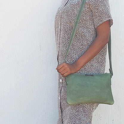 The Classic Sling Bag - Moss Green