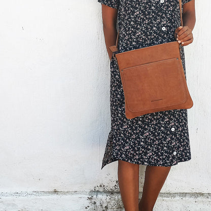 The Cross-Over Satchel - Rust