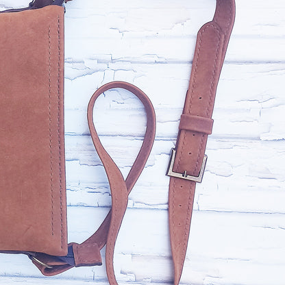 The Cross-Over Satchel - Rust