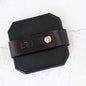 Black Leather Handcrafted Coaster