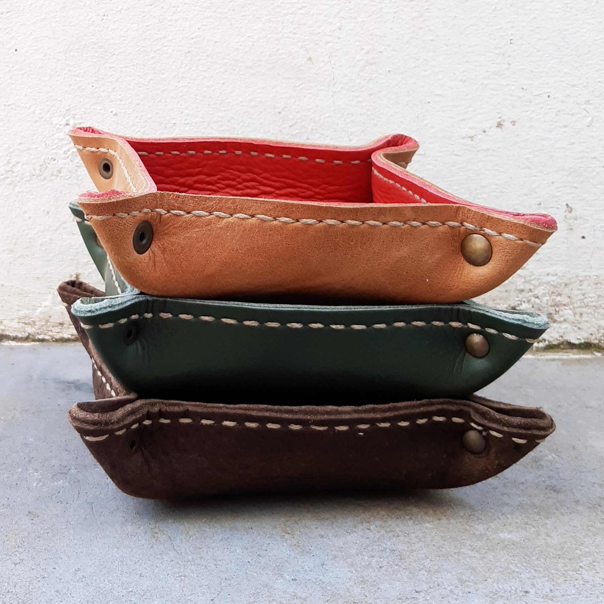 Leather Bowls Various Colours