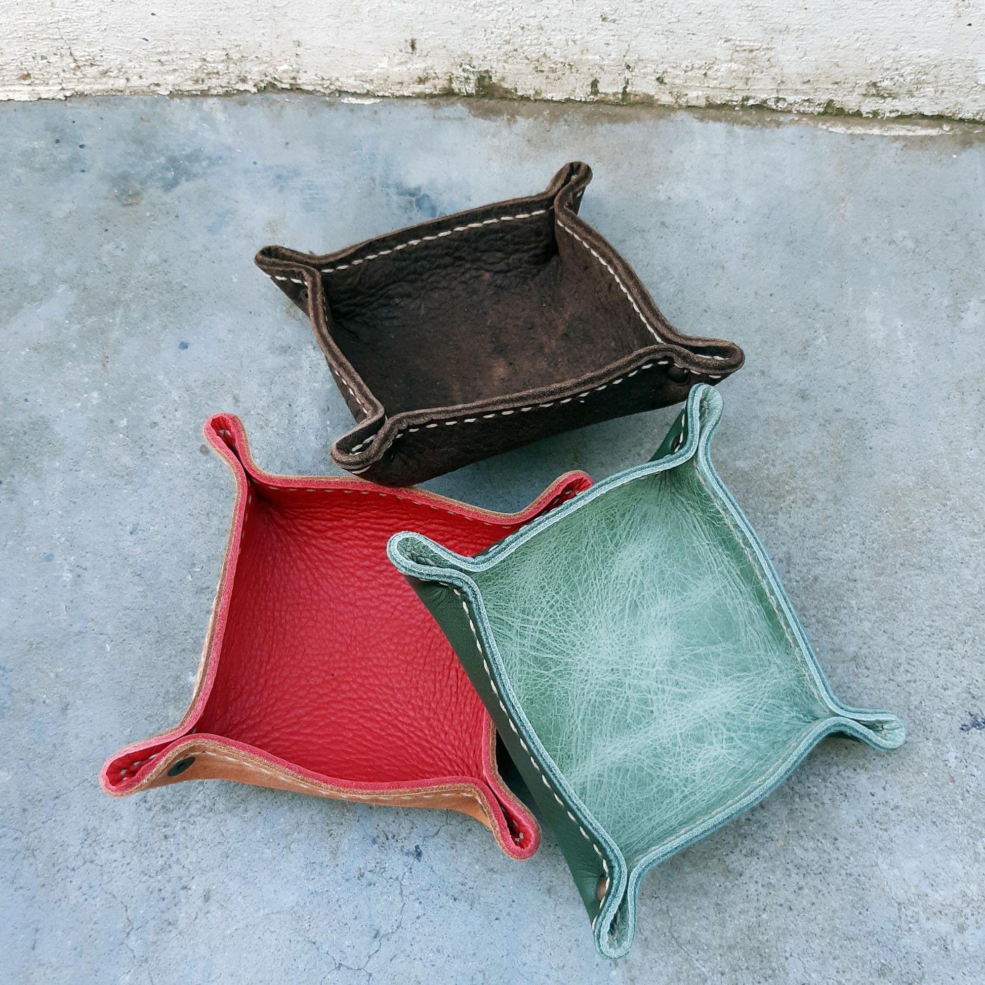 Leather Bowls Various Colours